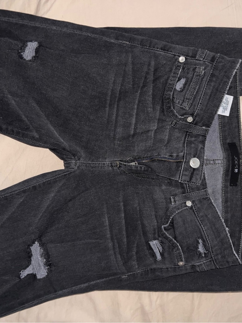 Joe's Jeans Black Slim Fit Jeans with Branded Tag